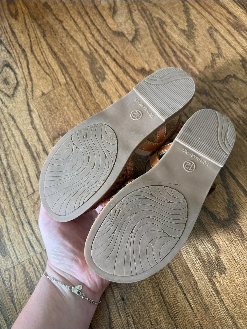 Cat & Jack Brown Woven Slingback Sandals for Kids